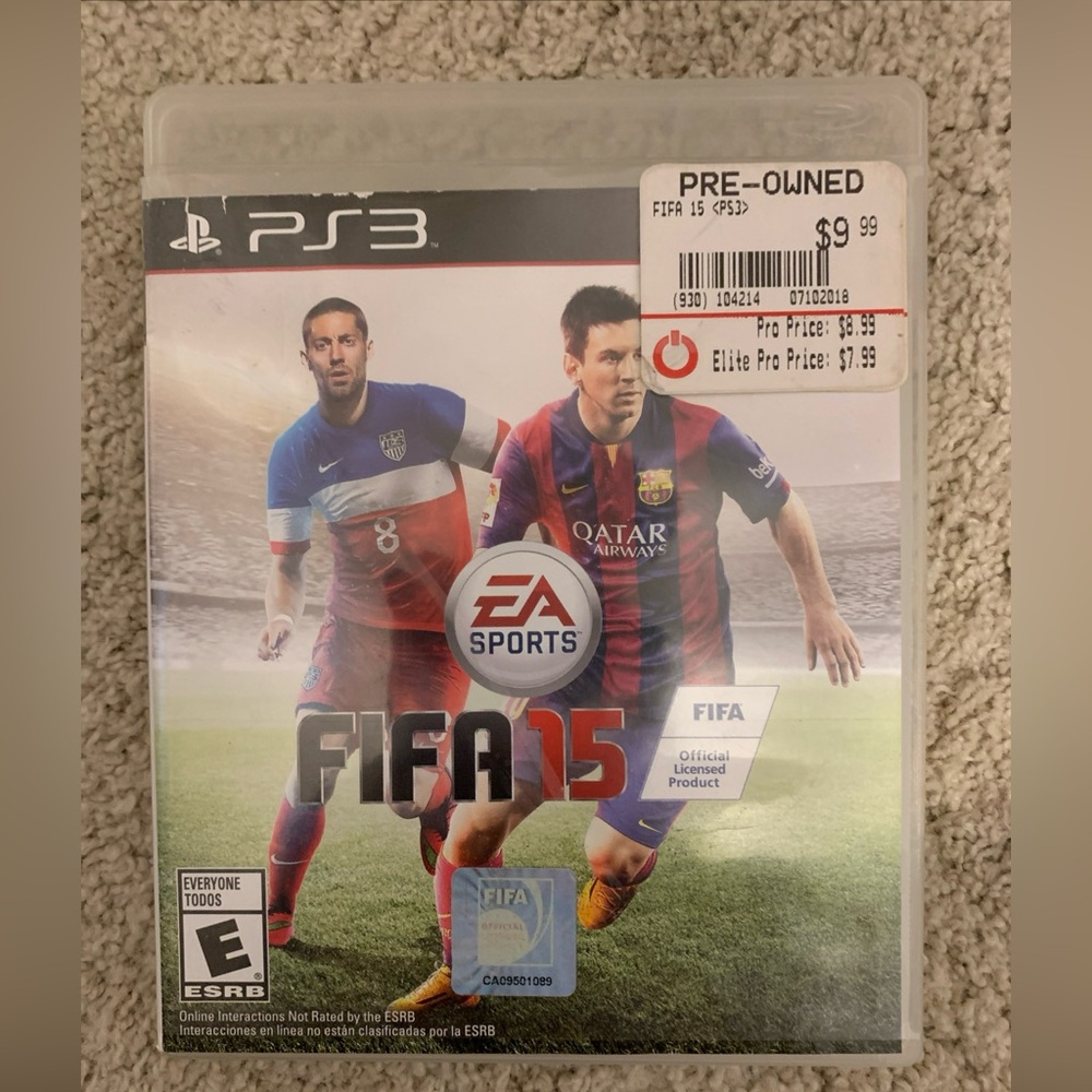 FIFA 15 PS3 Complete in Box | Tested and Working | PlayStation 3 Game
